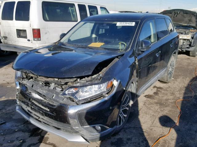 JA4AZ3A36JZ054575 - 2018 MITSUBISHI OUTLANDER BLACK photo 2