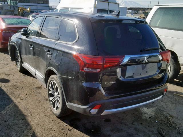 JA4AZ3A36JZ054575 - 2018 MITSUBISHI OUTLANDER BLACK photo 3