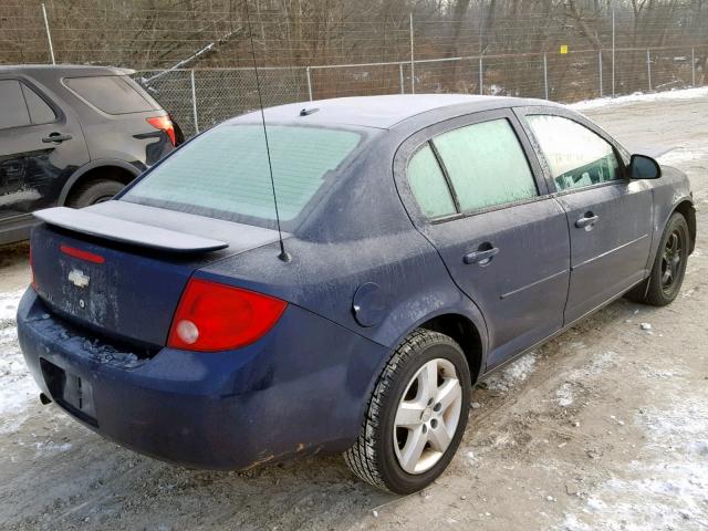 1G1AL58F887261406 - 2008 CHEVROLET COBALT LT BLUE photo 4