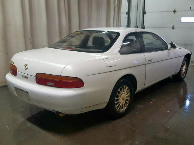 JT8JZ31C6P0015955 - 1993 LEXUS SC 300 WHITE photo 4