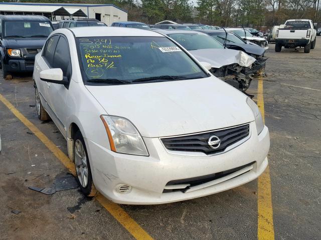 3N1AB6APXCL609264 - 2012 NISSAN SENTRA 2.0 WHITE photo 1