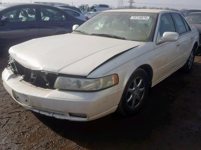 1G6KS54Y22U253013 - 2002 CADILLAC SEVILLE SL WHITE photo 2