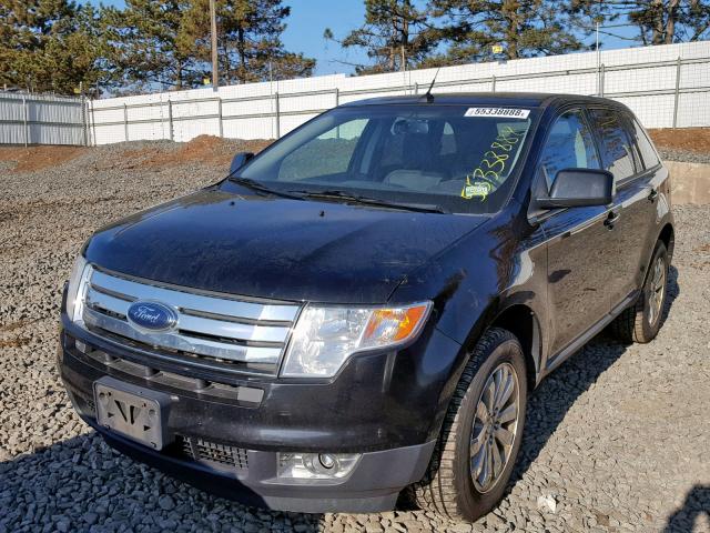 2FMDK48C39BA91774 - 2009 FORD EDGE SEL BLUE photo 2