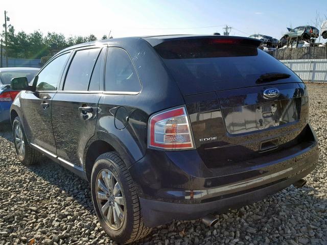 2FMDK48C39BA91774 - 2009 FORD EDGE SEL BLUE photo 3