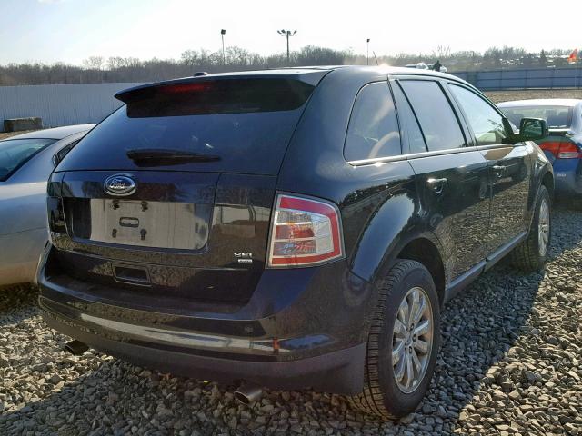 2FMDK48C39BA91774 - 2009 FORD EDGE SEL BLUE photo 4