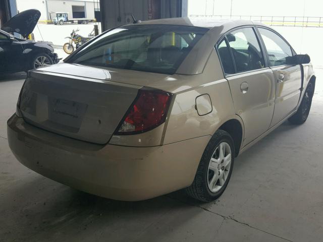 1G8AJ55F16Z131531 - 2006 SATURN ION LEVEL GOLD photo 4