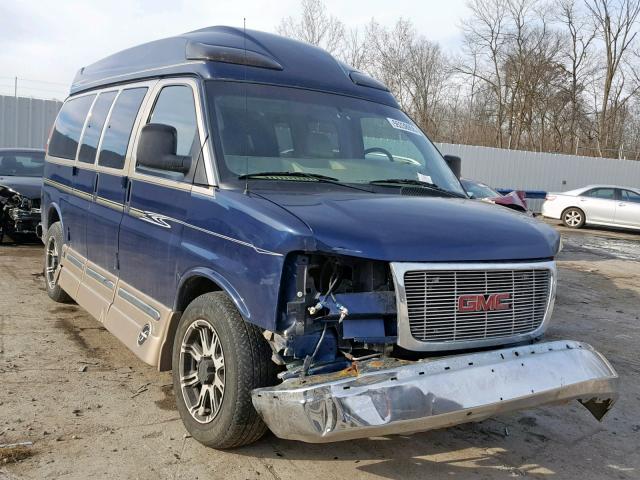 1GDFG15T441200437 - 2004 GMC SAVANA RV BLUE photo 1