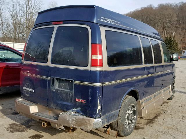 1GDFG15T441200437 - 2004 GMC SAVANA RV BLUE photo 4