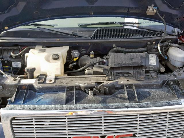 1GDFG15T441200437 - 2004 GMC SAVANA RV BLUE photo 7