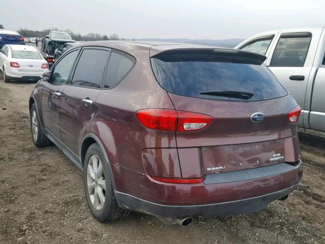 4S4WX85C864416057 - 2006 SUBARU B9 TRIBECA MAROON photo 3