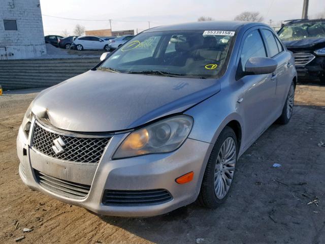 JS2RF9A36B6110513 - 2011 SUZUKI KIZASHI SE GRAY photo 2