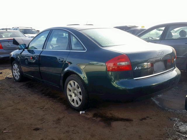 WAUEH24B4YN000990 - 2000 AUDI A6 2.8 QUA GREEN photo 3