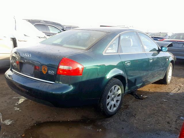 WAUEH24B4YN000990 - 2000 AUDI A6 2.8 QUA GREEN photo 4