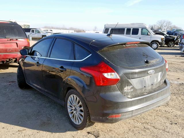 1FAHP3N22CL152719 - 2012 FORD FOCUS TITA BLACK photo 3