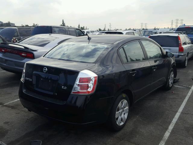 3N1AB61E67L648714 - 2007 NISSAN SENTRA 2.0 BLACK photo 4