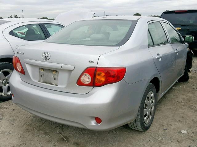 JTDBU4EE4AJ075644 - 2010 TOYOTA COROLLA BA SILVER photo 4