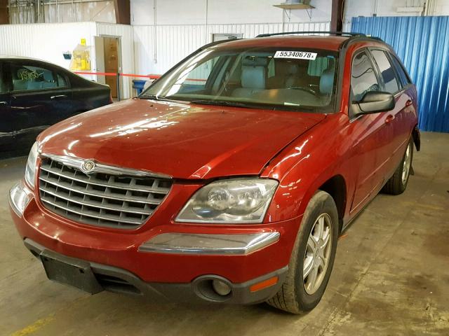 2C8GM68475R328251 - 2005 CHRYSLER PACIFICA T BURGUNDY photo 2