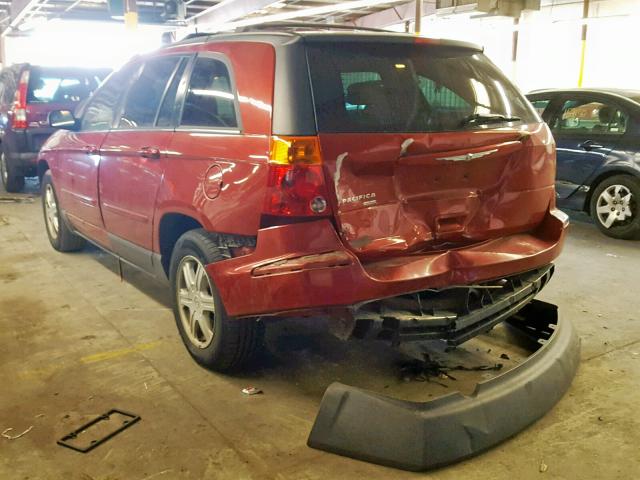 2C8GM68475R328251 - 2005 CHRYSLER PACIFICA T BURGUNDY photo 3