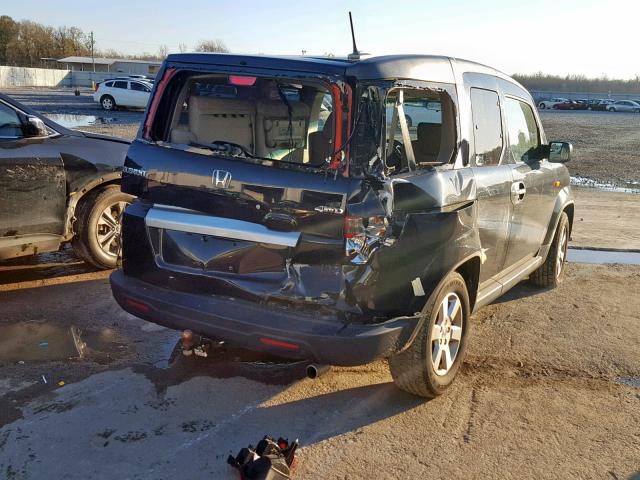 5J6YH2H78AL007751 - 2010 HONDA ELEMENT EX BLACK photo 4