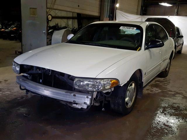 1G4HP54K2Y4102181 - 2000 BUICK LESABRE CU WHITE photo 2