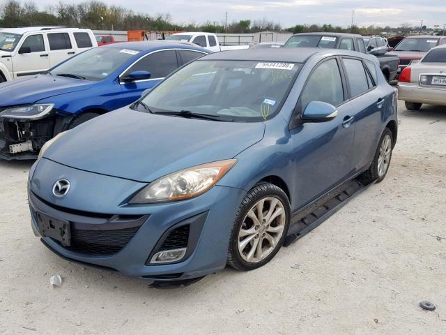 JM1BL1H56A1187746 - 2010 MAZDA 3 S TEAL photo 2