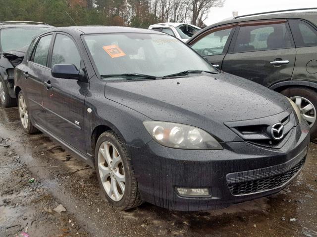 JM1BK143971741233 - 2007 MAZDA 3 HATCHBAC BLACK photo 1