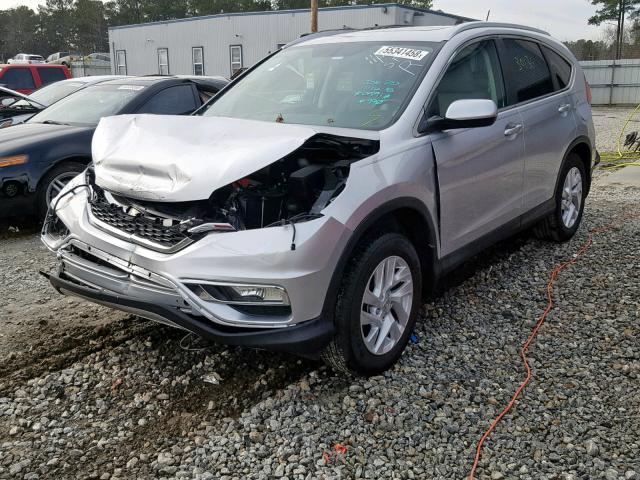 2HKRM3H72GH540591 - 2016 HONDA CR-V EXL SILVER photo 2