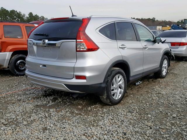 2HKRM3H72GH540591 - 2016 HONDA CR-V EXL SILVER photo 4