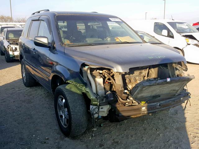 5FNYF18398B042041 - 2008 HONDA PILOT SE GRAY photo 1