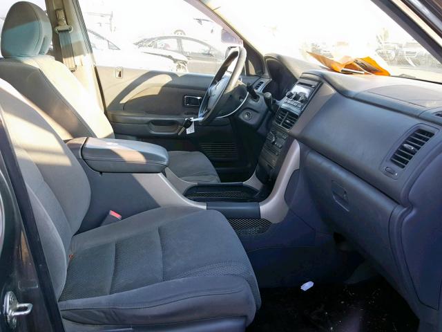 5FNYF18398B042041 - 2008 HONDA PILOT SE GRAY photo 5