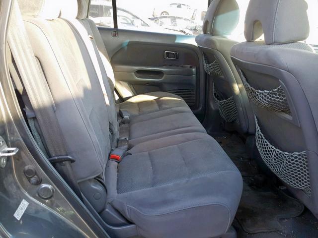 5FNYF18398B042041 - 2008 HONDA PILOT SE GRAY photo 6