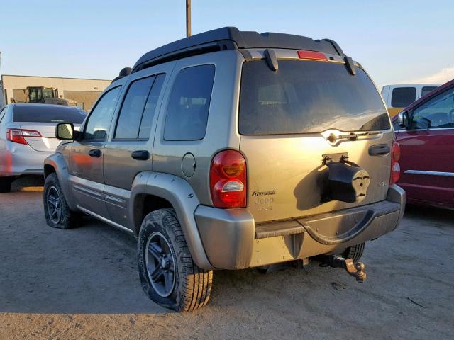 1J4GL38K13W592369 - 2003 JEEP LIBERTY RE TAN photo 3