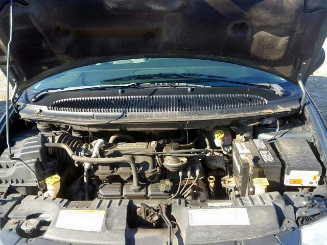 2C8GP64L05R505680 - 2005 CHRYSLER TOWN & COU BLUE photo 7