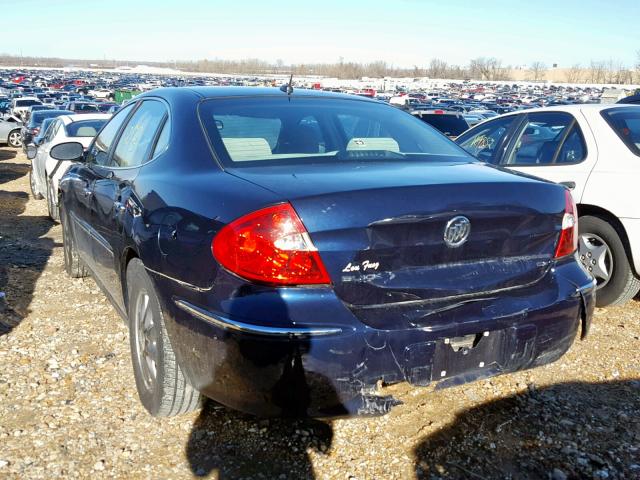 2G4WC582581151271 - 2008 BUICK LACROSSE C BLUE photo 3