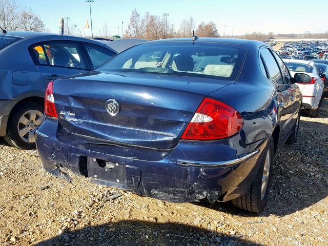 2G4WC582581151271 - 2008 BUICK LACROSSE C BLUE photo 4