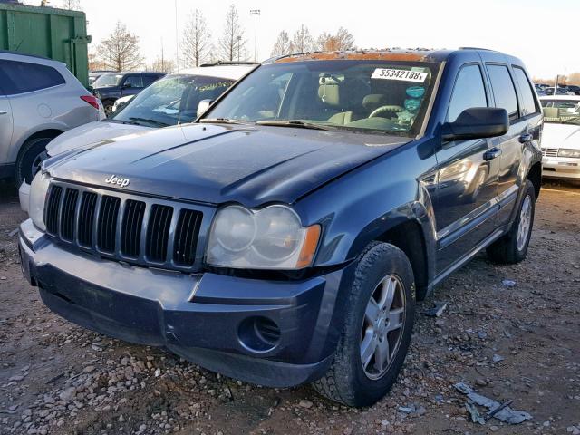 1J8GR48K87C662265 - 2007 JEEP GRAND CHER BLUE photo 2