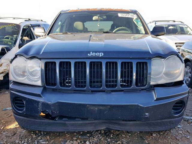 1J8GR48K87C662265 - 2007 JEEP GRAND CHER BLUE photo 9