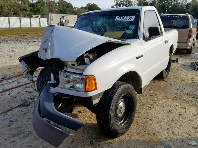 1FTYR10D74PB16178 - 2004 FORD RANGER WHITE photo 2