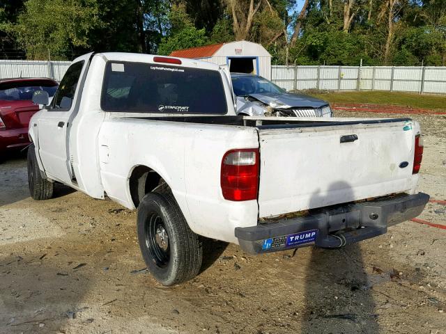 1FTYR10D74PB16178 - 2004 FORD RANGER WHITE photo 3