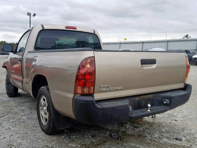 5TENX22N65Z028849 - 2005 TOYOTA TACOMA GOLD photo 3