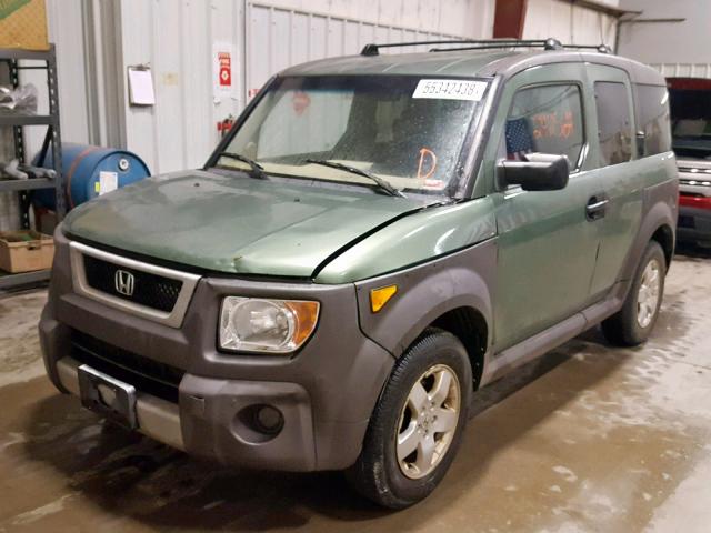 5J6YH28655L012645 - 2005 HONDA ELEMENT EX GREEN photo 2