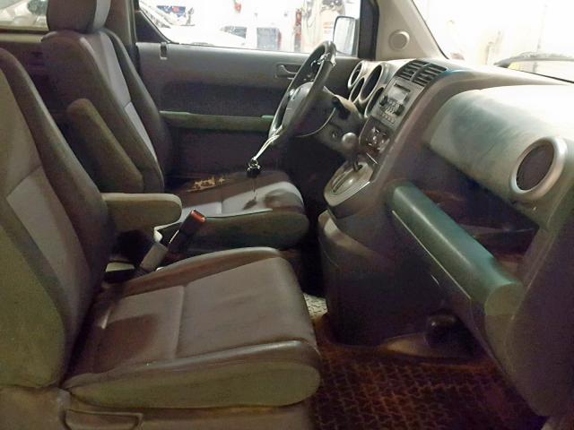 5J6YH28655L012645 - 2005 HONDA ELEMENT EX GREEN photo 5