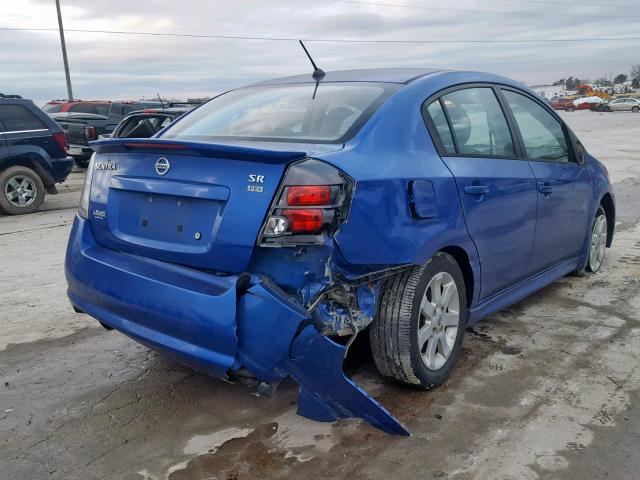 3N1AB61E09L674888 - 2009 NISSAN SENTRA 2.0 BLUE photo 4