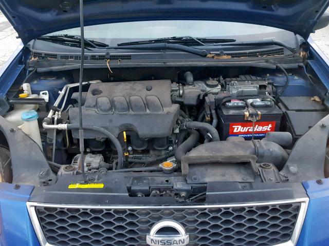 3N1AB61E09L674888 - 2009 NISSAN SENTRA 2.0 BLUE photo 7