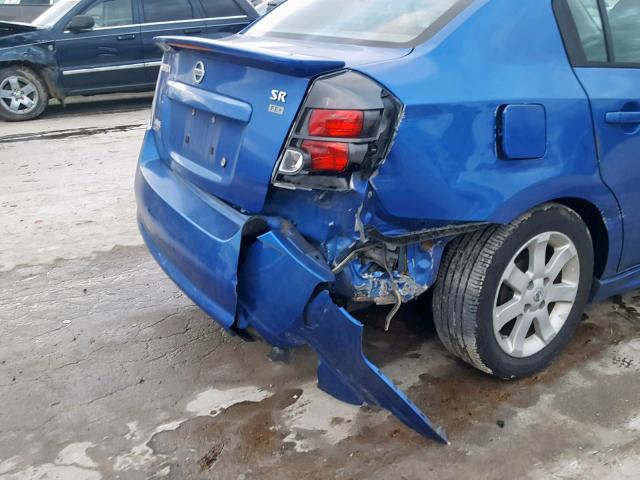 3N1AB61E09L674888 - 2009 NISSAN SENTRA 2.0 BLUE photo 9