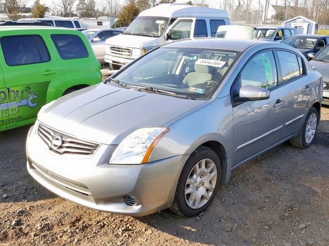 3N1AB6AP0BL684036 - 2011 NISSAN SENTRA 2.0 SILVER photo 2