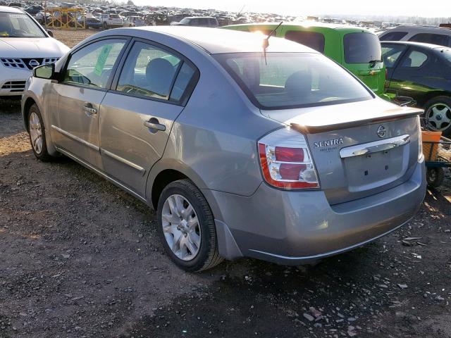 3N1AB6AP0BL684036 - 2011 NISSAN SENTRA 2.0 SILVER photo 3