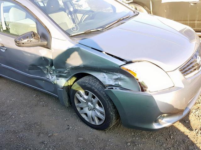 3N1AB6AP0BL684036 - 2011 NISSAN SENTRA 2.0 SILVER photo 9