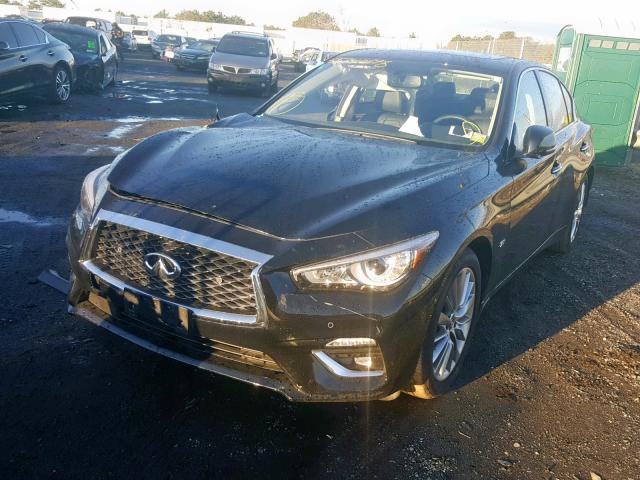 JN1EV7AR7JM436354 - 2018 INFINITI Q50 LUXE BLACK photo 2