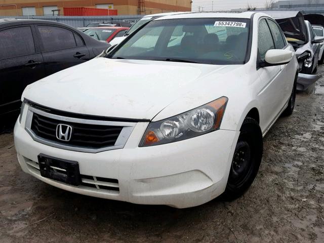 1HGCP26729A809274 - 2009 HONDA ACCORD EX WHITE photo 2